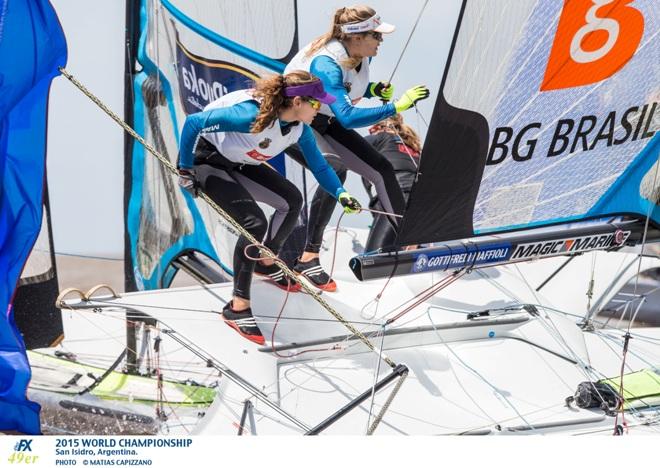 Day one action - 2015 49er and 49erFX World Championships © Matias Capizzano http://www.capizzano.com